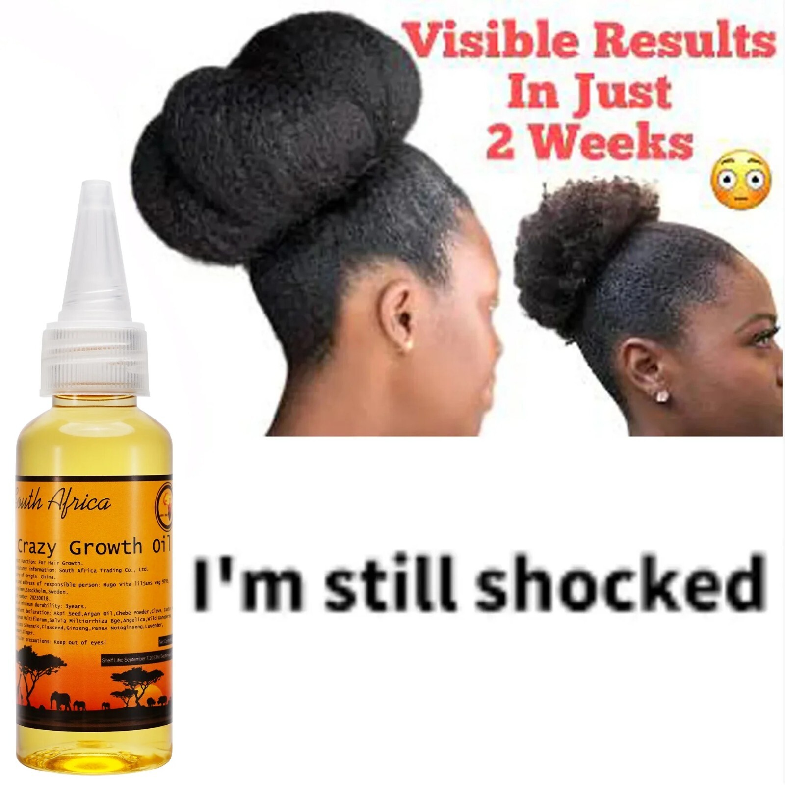 Grow Your Hair Faster Longer Promotes Hair Growth 50ml
