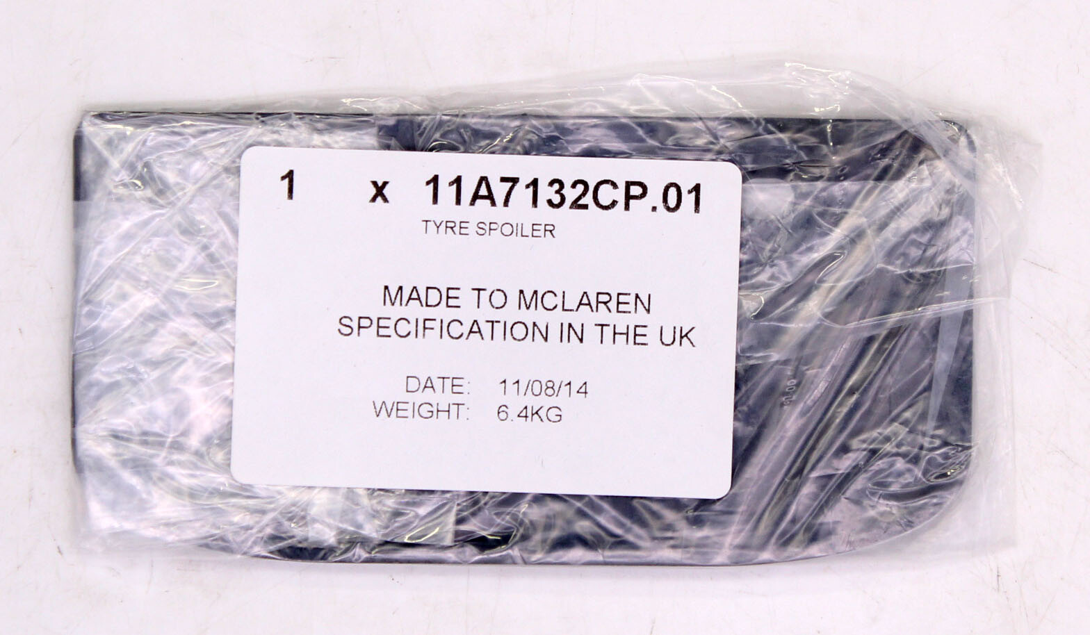 McLaren Front Spoiler Part Number - 1211A9820CP/11A9820CP