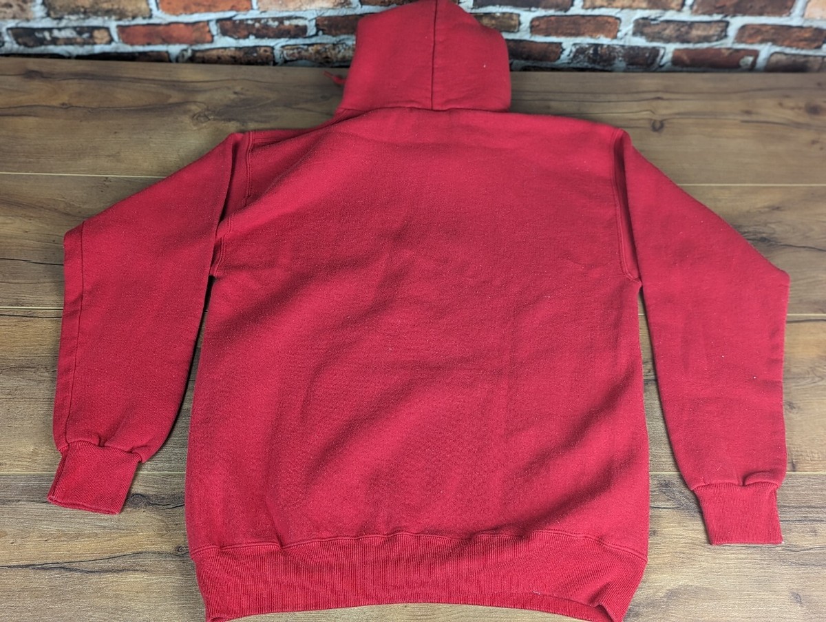 Vintage 90s Ski Lodge Hoodie Lee Tag Made in USA Large Red 1993 | eBay