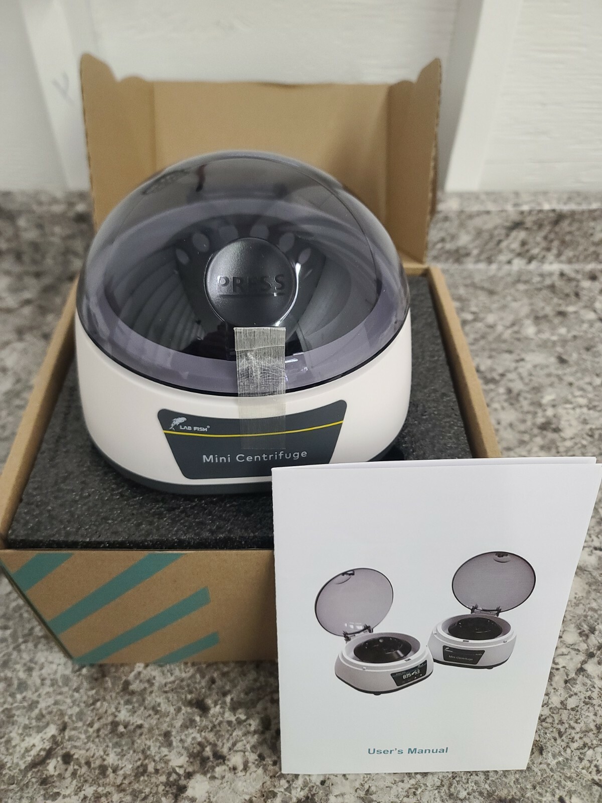LAB FISH Lab Benchtop centrifuge. Free shipping!! MC-4S new!