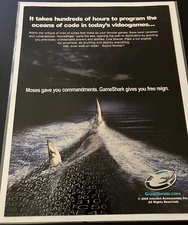 InterAct GameShark - Vintage Original Gaming Print Ad / Poster / Wall Art - MINT