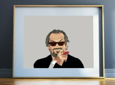 Jack Nicholson Poster Jack Nicholson Druck Jack Nicholson Kunst Jack Nicholson
