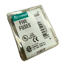 (Pack of 3) Littelfuse 314001.VXP Fast-Acting Fuse, 35A, 250V **Free Shipping**