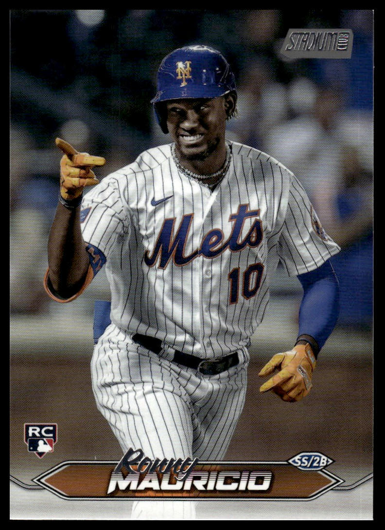 Ronny Mauricio 2024 Stadium Club #175 RC New York Mets