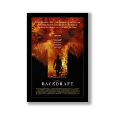 BACKDRAFT - 11x17 Framed Movie Poster by Wallspace