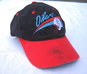 black houston oilers hat