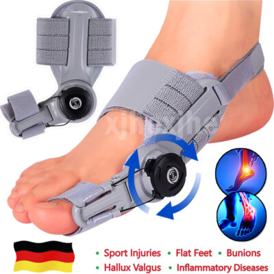 Hallux Valgus Korrektur Schiene Zehenspreizer Ballenschutz Verstellbare Unisex