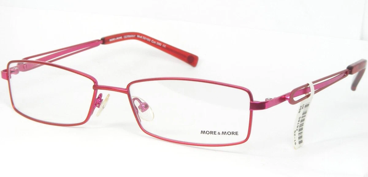 Lunettes More & More Mod 50060 - Couleur Cuivre Braun, Forme Rectangulaire, Neuf Avec étiquettes