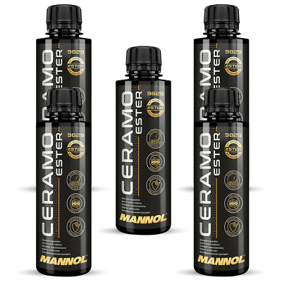 5x 250ml MANNOL Ceramo Ester 9829 Antiverschleiß Additiv MOTOR VERSCHLEIß SCHUTZ