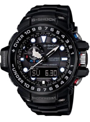 [USED Excellent]Casio G-SHOCK Watch Gulfmaster Solar GWN-1000B-1AJF Men's Watch