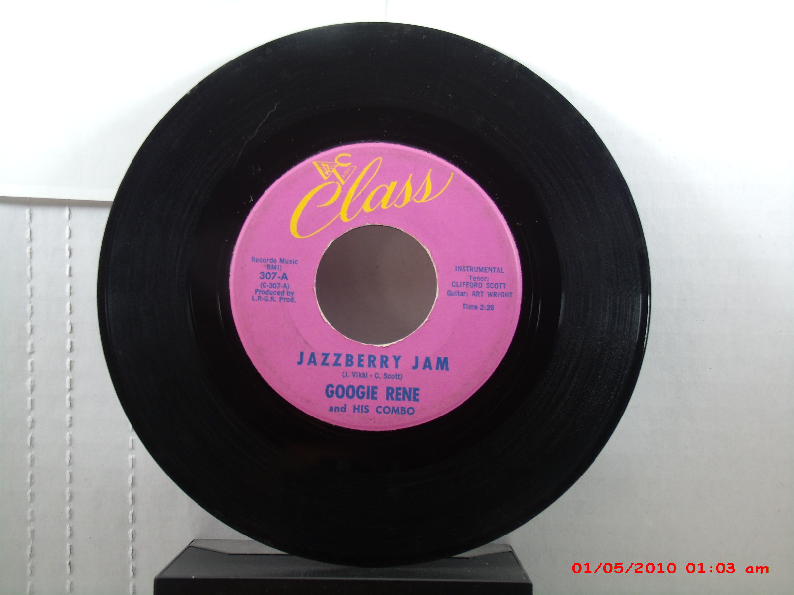 GOOGIE RENE & HIS COMBO-(45)-JAZZBERRY JAM / COUNTRY WALK- CLASS ...
