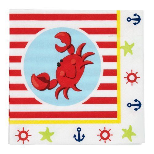 Anchors Aweigh Sailor Party VALUE Pack 128 Pce 16 Person Party Supplies - Imagen 5 de 10