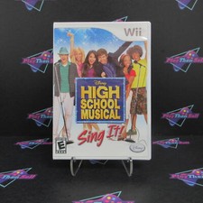 High School Musical Sing It Nintendo Wii Reg Card - Complete CIB