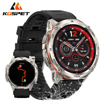 KOSPET  TANK T3 ULTRA 2 Smartwatch AMOLED 1000nit Herzfrequenz 15 Tage Nutzung