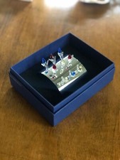 Soprammobile SWAROVSKI con fiori in vetro