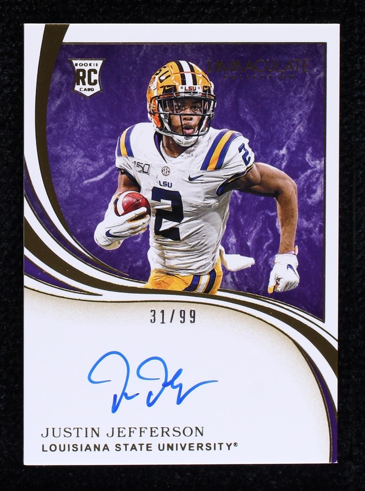 2020 Panini Immaculate Collection Collegiate Justin Jefferson #107 - 1 of 2