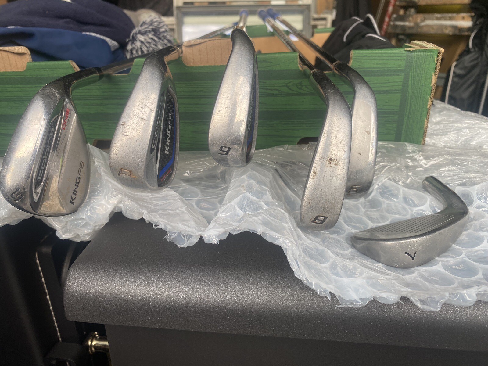 Cobra King F8 One Length 6 Iron To Gap Wedge 6 Irons.The 7 Iron Needs
