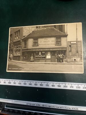 LONDON VINTAGE POSTKARTE - OLD CURIOSITY SHOP - 1928 -