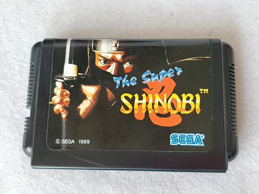 SEGA - メガドライブ　The Super SHINOBI The SUPER SHINOBI The Revenge of Shinbi SEGA MEGA DRIVE Game
