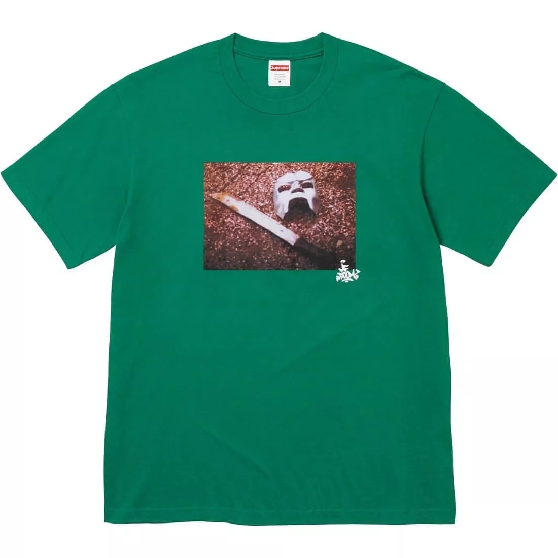 Tee shirt Supreme MF Doom taille M vert pin clair neuf