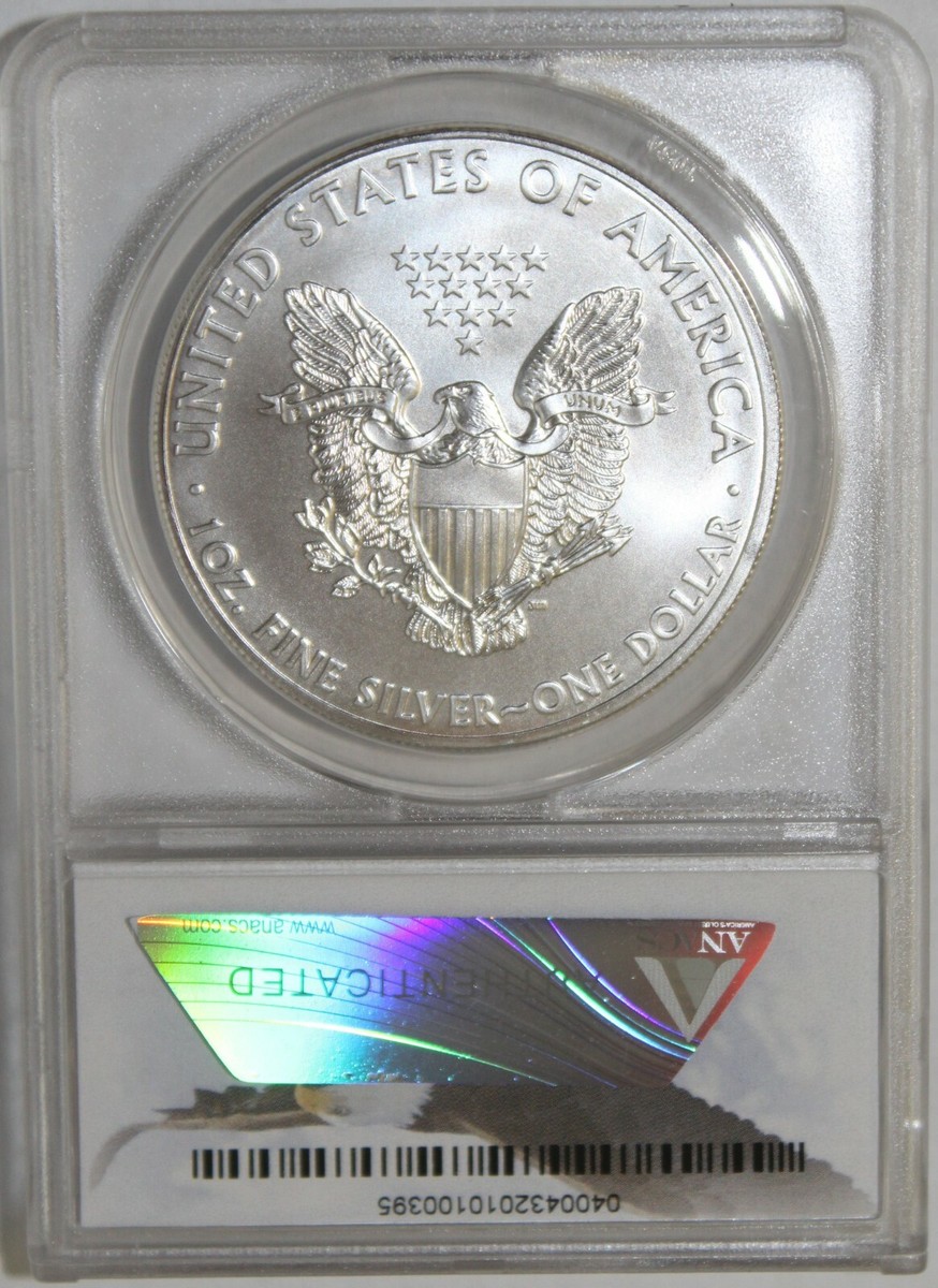 2015-(P) American Silver Eagle MS70 ANACS (Struck at Philadelphia
