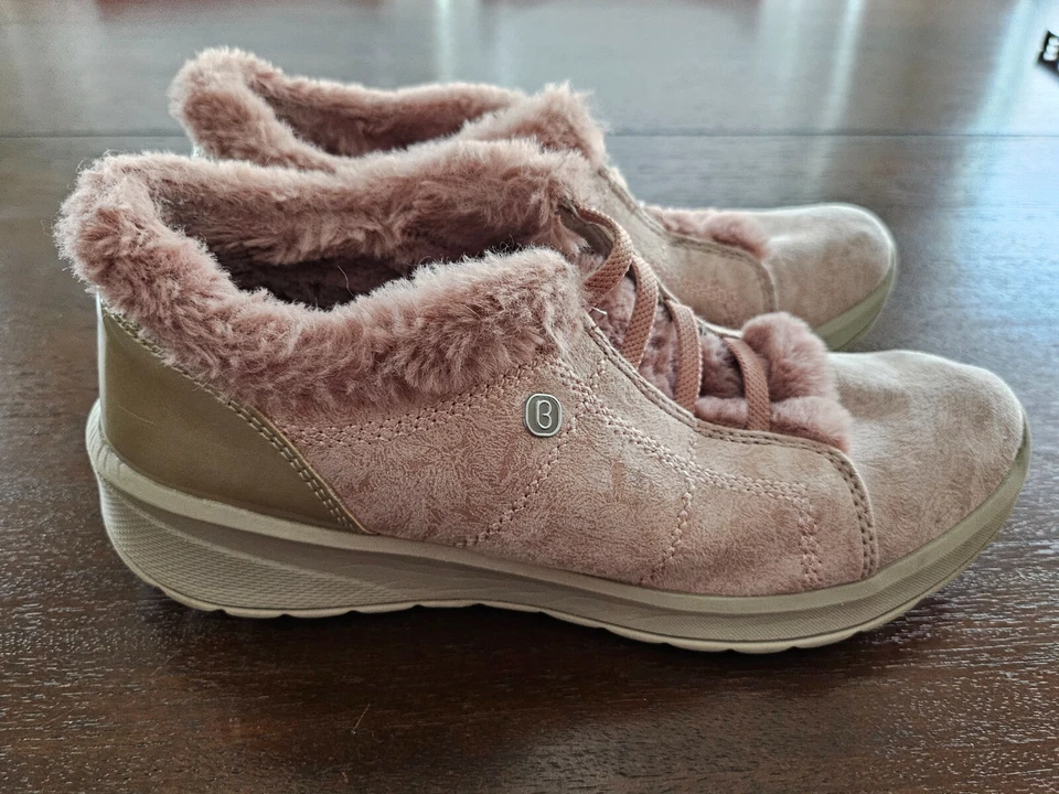 Botín rosa Bzees forrado de piel sintética - talla 7 Foto 2 de 4