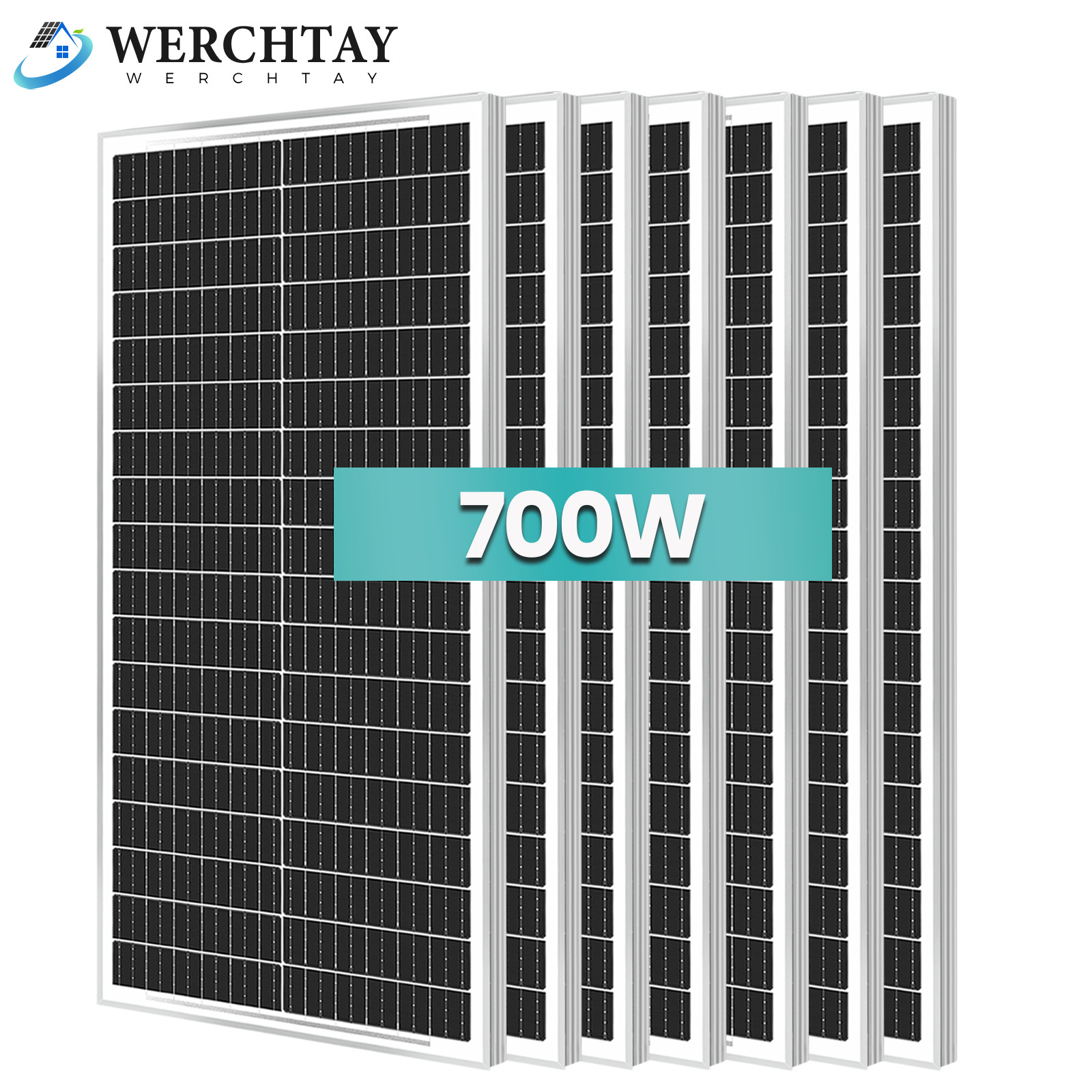 100W 200W 400W 1000Watt 12V Monocrystalline Solar Panel Home