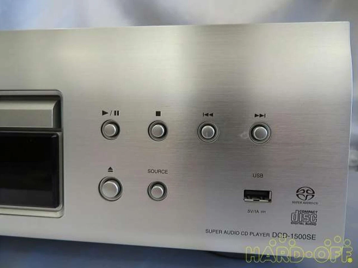 Denon SACD player DCD-1500SE premium silver rank C used w/manual