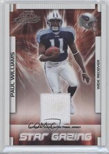 2007 Playoff Absolute Memorabilia Materials Prime 47/50 Paul Williams #SG-22 0n9