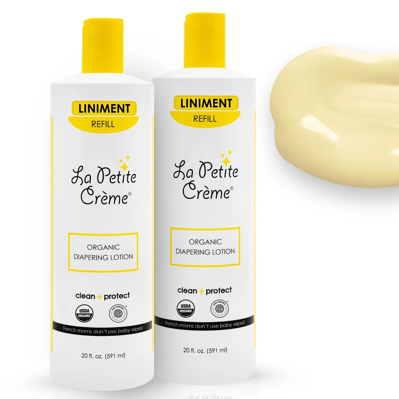 La Petite Creme French Premium Diapering Lotion - 40 Fl Oz (Pack of 1), White