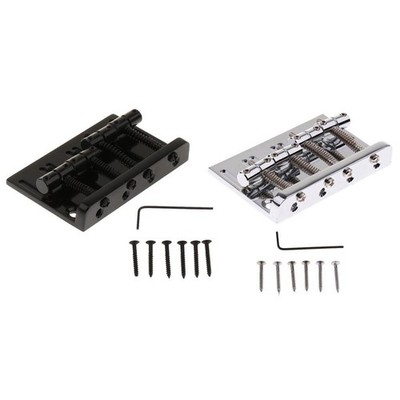 4 saitiger Hardtail Steg aus Zinklegierung für Precision Jazz Bass Teile
