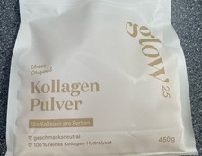 Glow25 Kollagen Pulver 450 g geschmacksneutral, 100% Kollagen-Hydrolysat