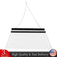  ATV UTV Drag Harrow 4x5ft Chain Harrow Tractor Attachments Seed Harrow for Farm