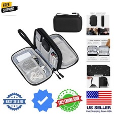 Electronic Organizer, Travel Cable Organizer Bag Pouch Electronic Accessories...