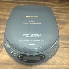 Panasonic Mash Car/Portable CD Player SL-S161C Tested  Works Great Wow 1995