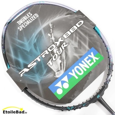 Yonex 3rd Gen. ASTROX 88D Tour UNSTRUNG Badminton Racket (Black Silver)