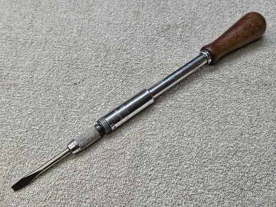 Vintage Stanley Works GB  Yankee No. 130A Push Drill Made In England
