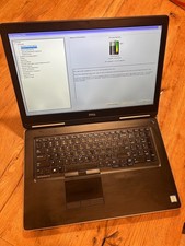 17.3" DELL PRECISION 7710 Intel@2.90GHz 16GB, 512GB NVMe W10, +PWR SUPPLY+BAKLIT