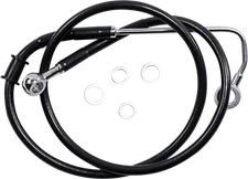 Drag Specialties 1741-5761 Extended Stainless Steel Front Brake Line Kit Plus...