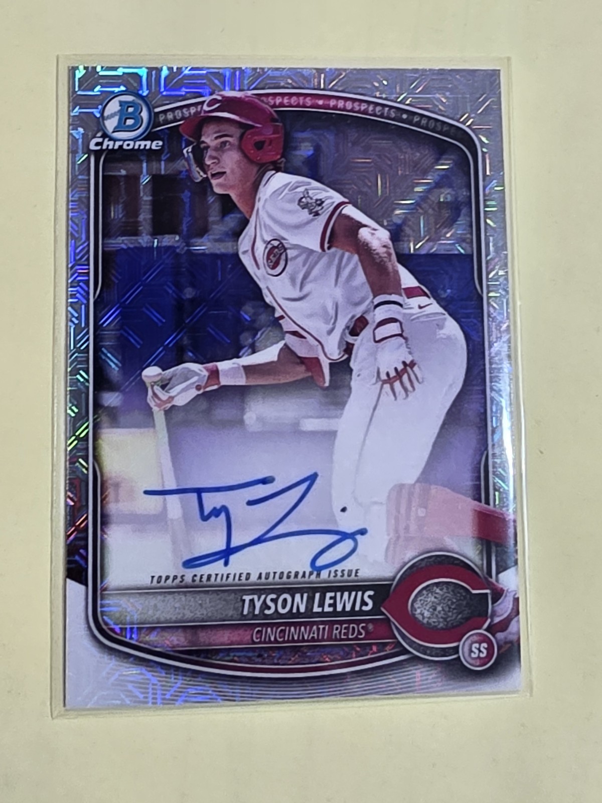 2025 Bowman - Chrome Prospect Mega Box Autographs Tyson Lewis #BMA-TLE (AU, RC)