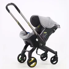 4-in-1 Baby Stroller Car Seat Pram Lightweight Travel Foldable