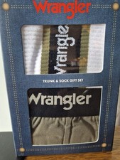 Wrangler Boxer Trunk & Sock Gift Set Large 36-38"