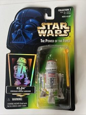 Kenner Star Wars Power of the force R5 d4 with Warning Sticker Red Card with...