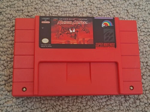 Spider-Man and Venom Maximum Carnage Nintendo SNES NTSC