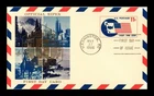 DR JIM STAMPS US FIRST DAY CARD VISIT THE USA 11C AIR MAIL SIPEX CACHET