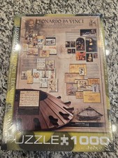 eurographics Puzzle Genius of Leonardo da Vinci 1000 Pieces Jigsaw NEW ORIGINAL
