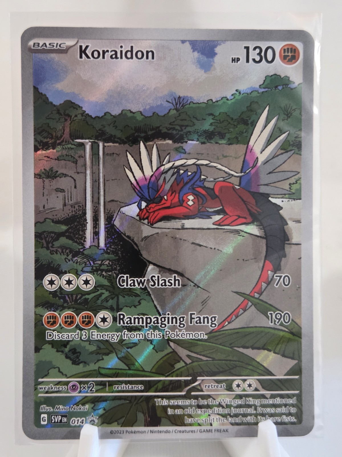 M/NM  Pokémon TCG Koraidon SVP Black Star Promos SVP014 Holo Promo Promo