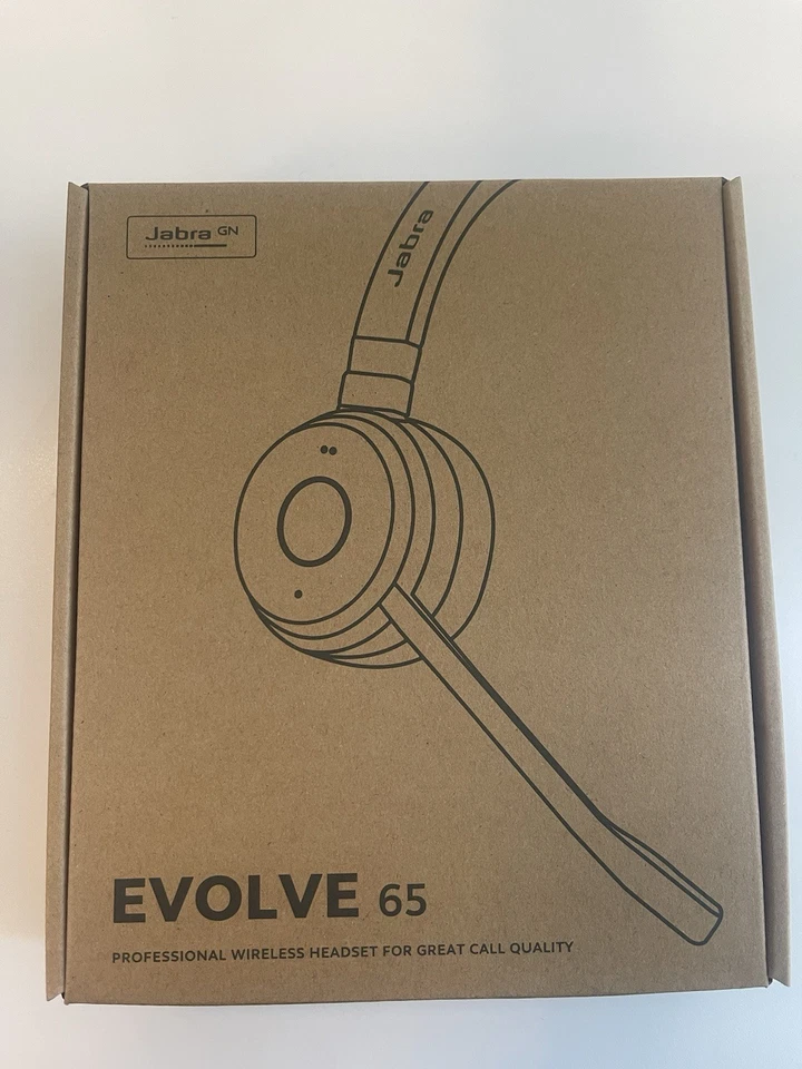 BRAND NEW Jabra Evolve 65 TE (Third Edition) WIRELESS HEADPHONES - Image 2 of 4