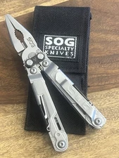 SOG POWERPINT 18-In-1 Mini Multi-Tool SUPER Excellent Condition w/SOG Sheath