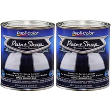 Duplicolor BSP210 (2-Pack), Paint Shop Finish System, Midnight Blue, 32 oz.